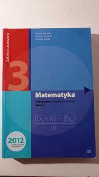 Matematyka zakres rozszerzony klasa 3-podręcznik