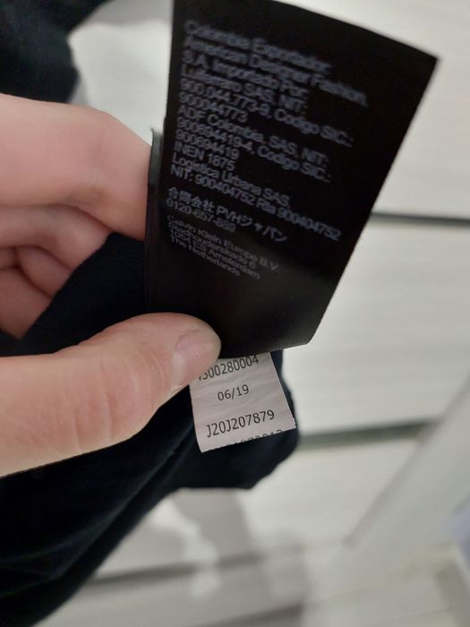 Czarna koszulka m calvin klein