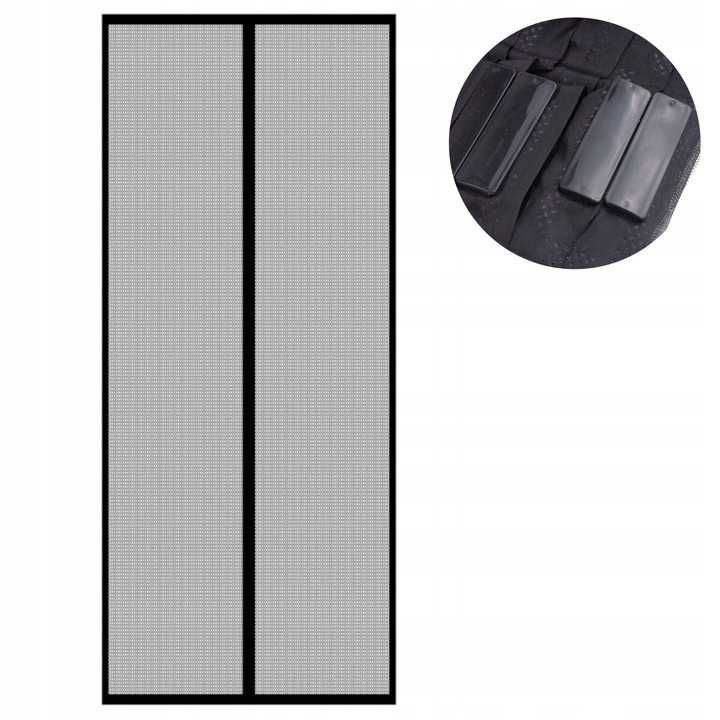 MOSKITIERA NA DRZWI okno balkonowe balkon Z MAGNESAMI 210x100 magnetyc