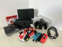 Nintendo Switch | JoyCon | Zasilacz | Stacja Dock | Mario Kart | Nowe