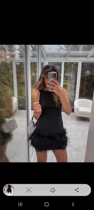 Vestido Zara preto