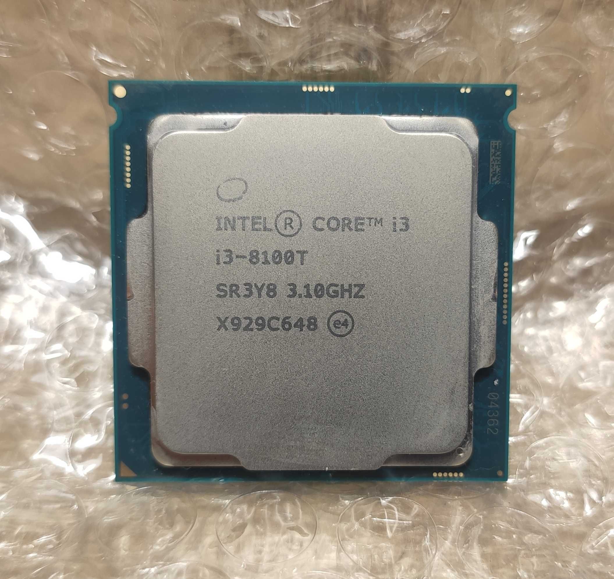 intel core i3-8100T процесор LGA 1151v2 сокет 35W 4 ядра по 3.1ghz