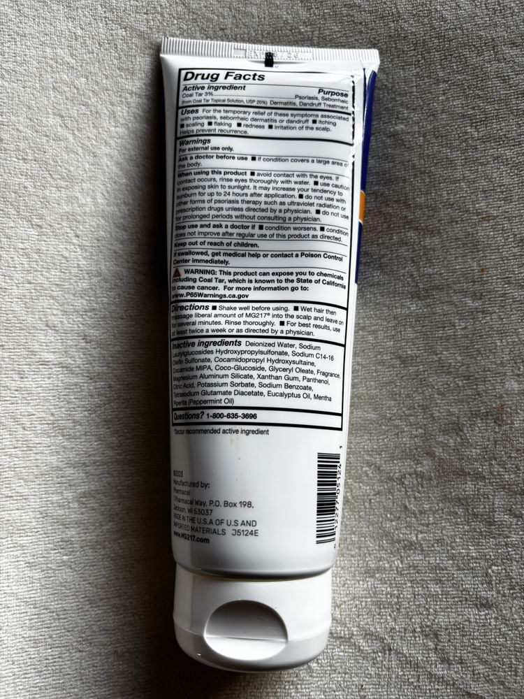 Szampon MG217 psoriasis 3% Tar