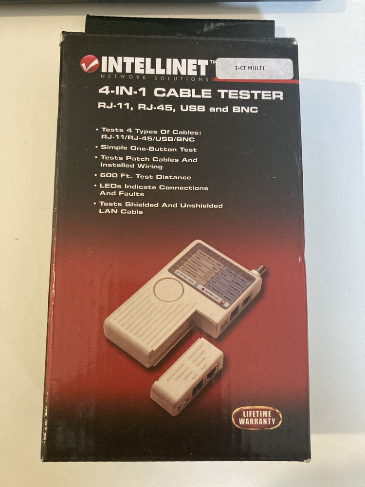 Intellinet 4-in-1 Cable Tester