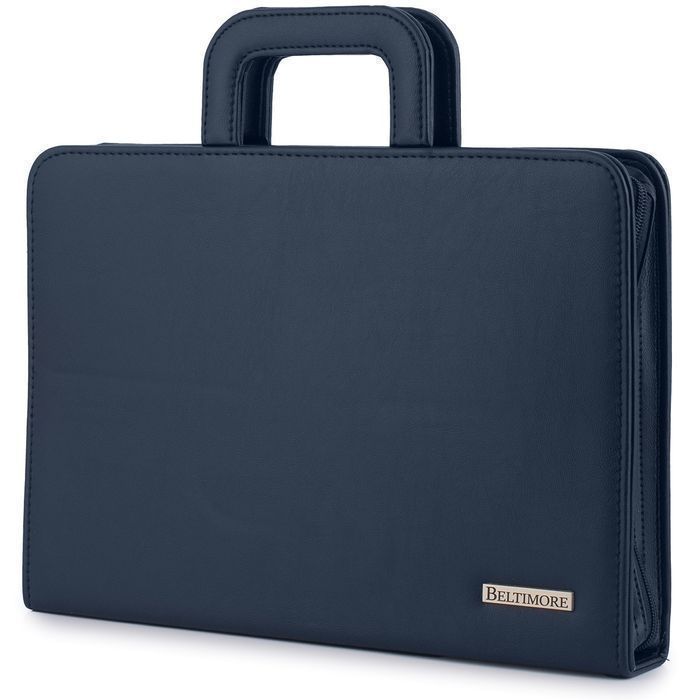 Biwuar neseser aktówka teczka organizer handlowca stylowa granatowa