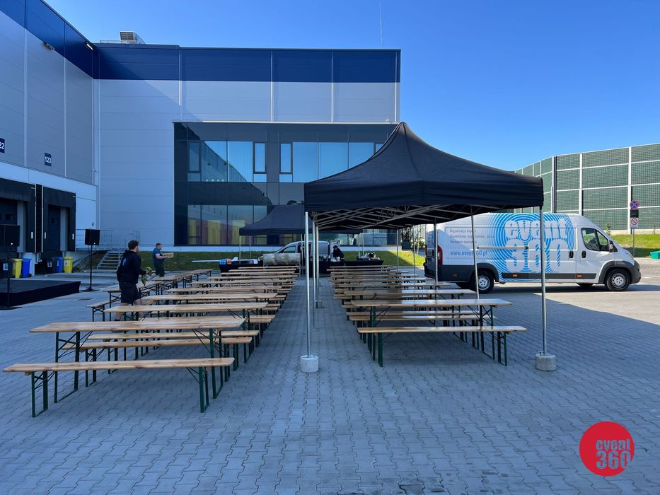 Wynajem zestawów biesiadnych, zestawów piwnych, ławka Katowice Śląsk