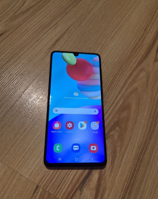 Samsung A41 biały z zewnętrzną kartą pamięci