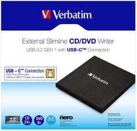 Verbatim EXTERNAL SLIMLINE CD/DVD - Garantia 3 anos - Loja Ovar