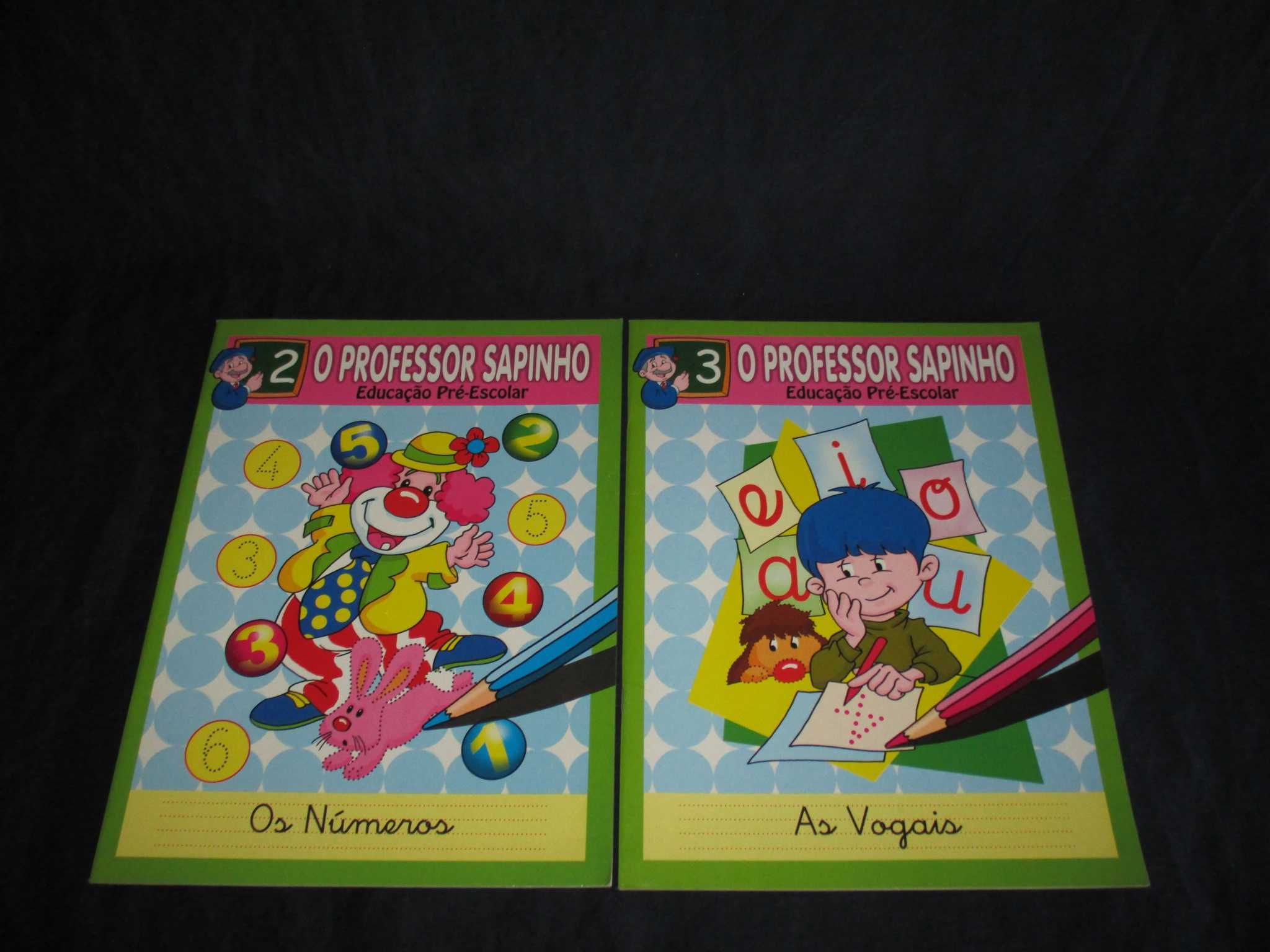 Livros O Professor Sapinho Os números As vogais