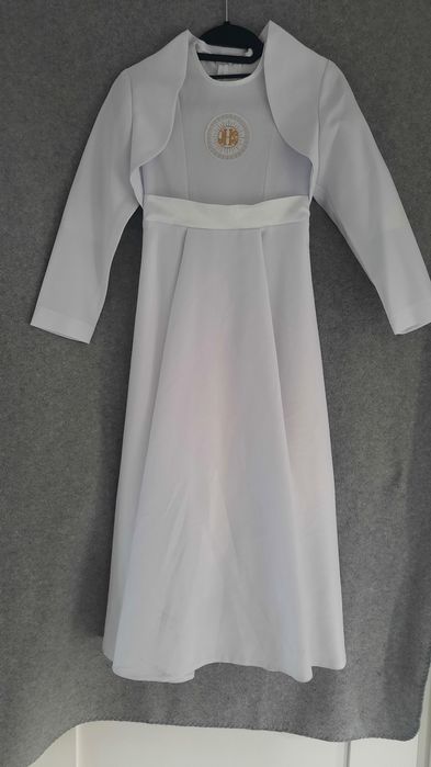 Suknia komunijna + bolerko na 134