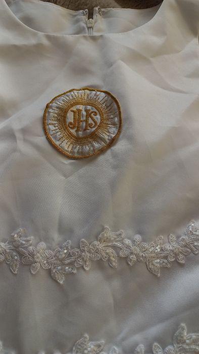 Sukienka do pierwszej Komunii Świętej długość 114 cm