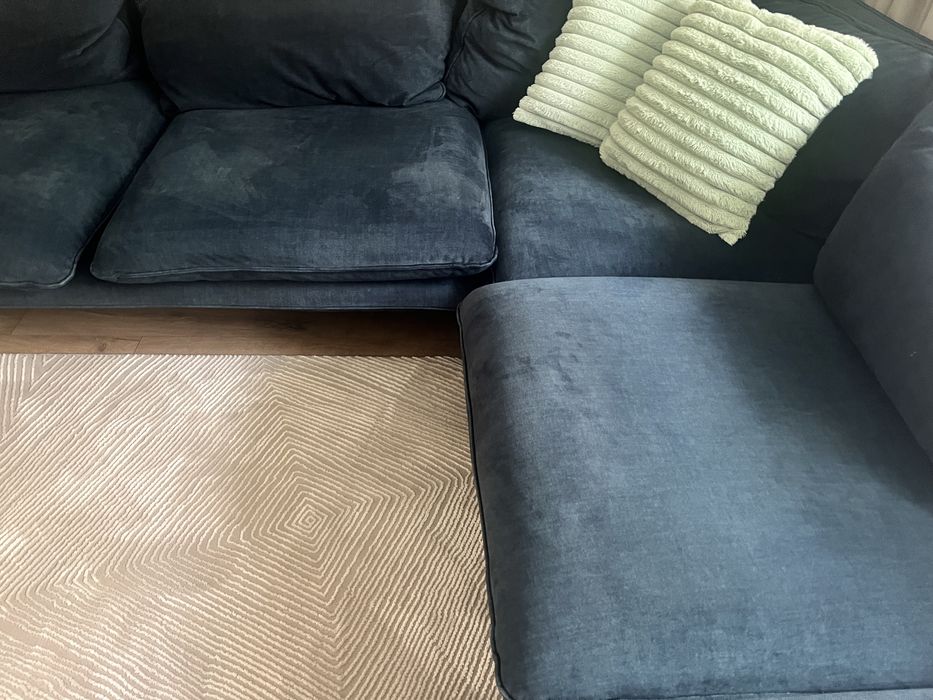 Kanapa narożnik morska zielen 280x250