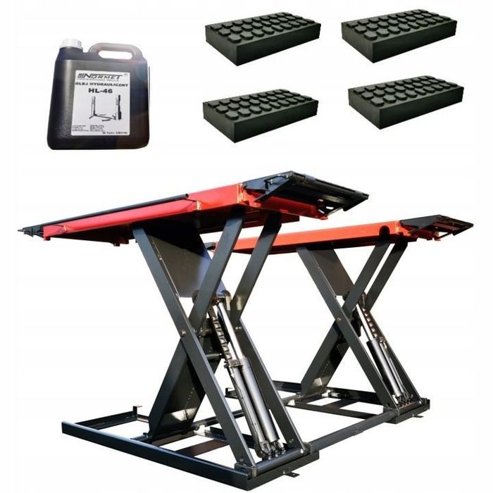 Podnośnik samochodowy nożycowy mobilny 4000 kg – model PX-4000XU Normet