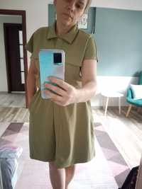 Sukienka Mohito wojskowa khaki ,szmizjerka ,gumka w pasie