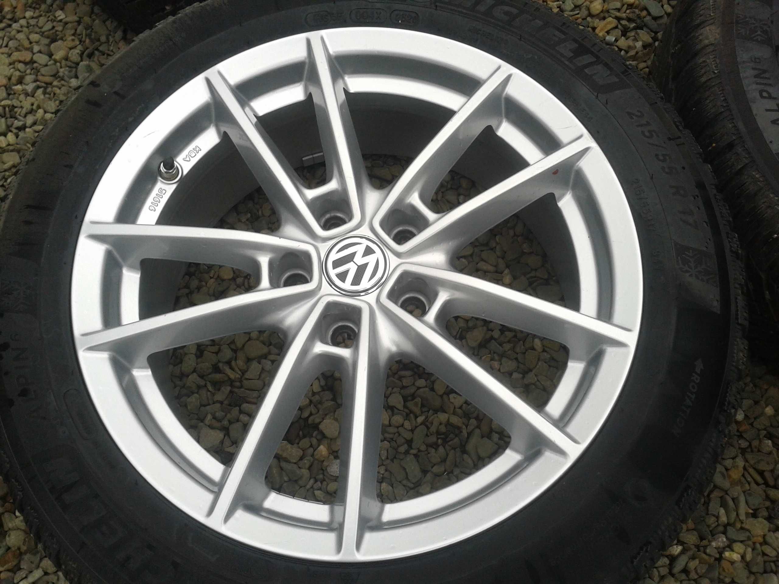 kola r17 borbet volkswagen passat arteon troc michelin mielec 215 55