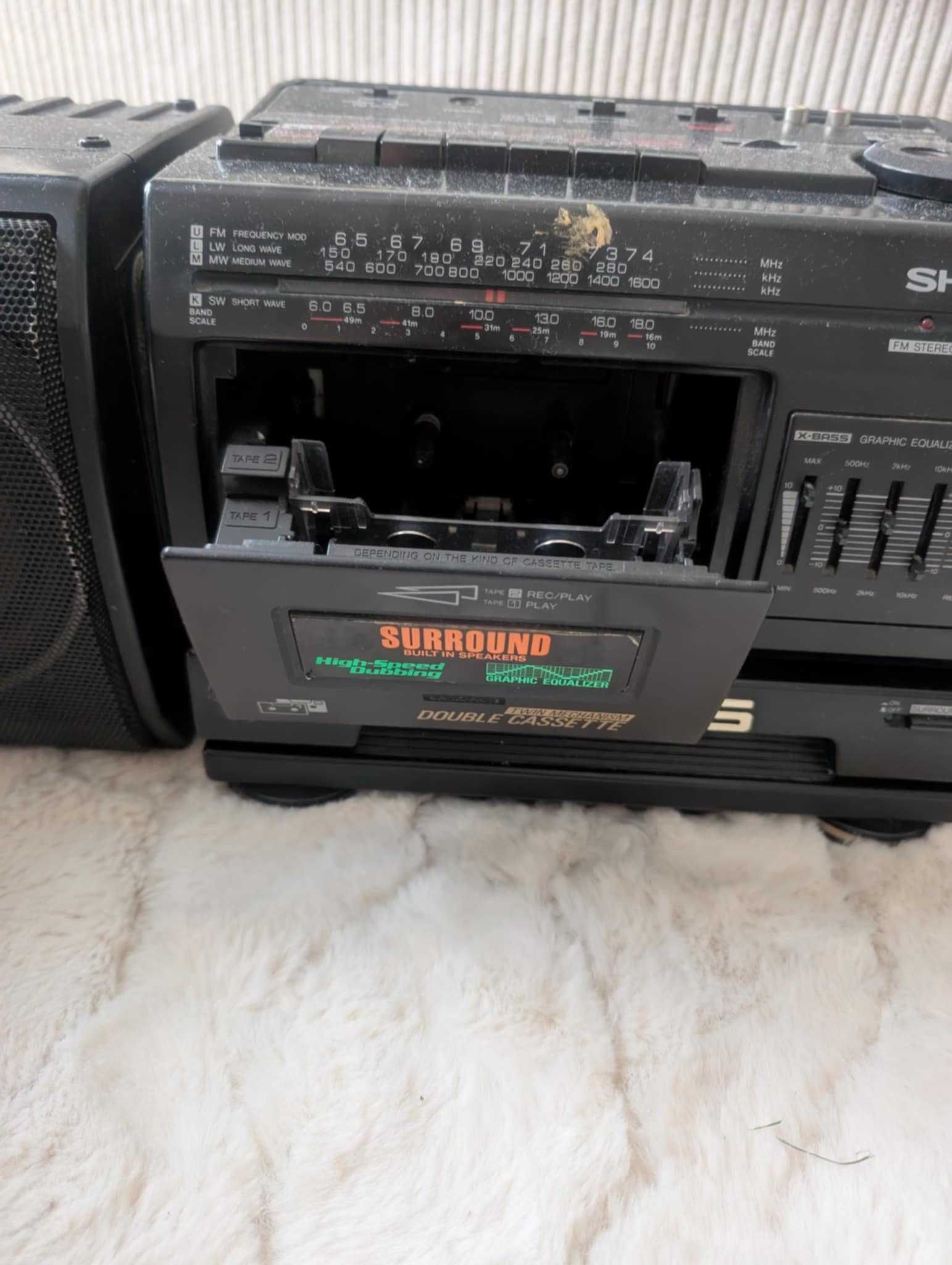 Radiomagnetofon Sharp WF-T380HT (BK) Boombox PRL Radio