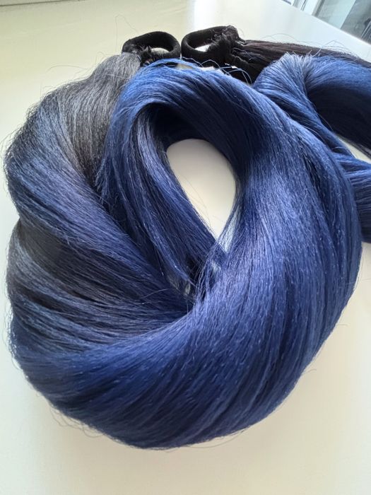 Warkoczyki na gumce doczepiane