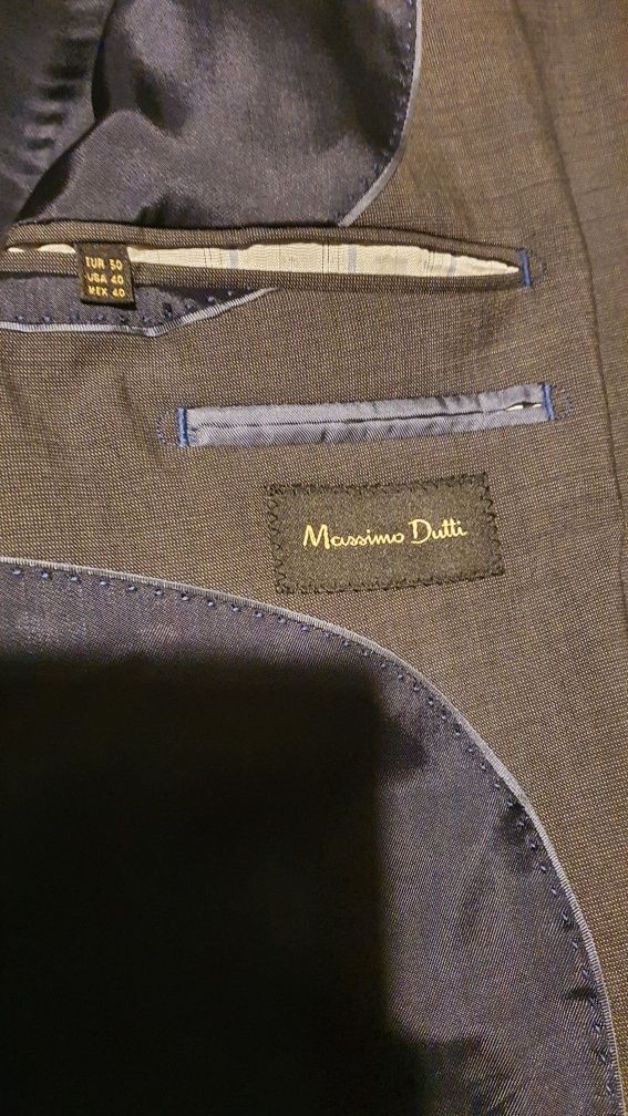 Fato Homem Massimo Dutti- Cor Cinza