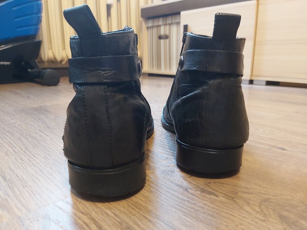 Botki buty skórzane męskie OTTIMO r.40