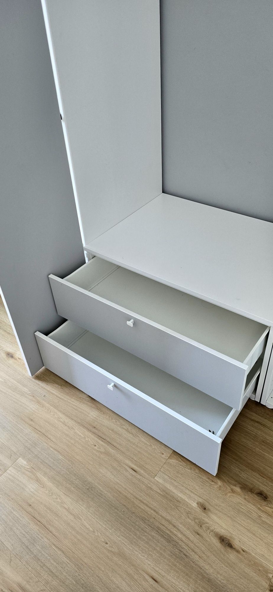 Zestaw mebli młodzieżowych z szafą IKEA Platsa