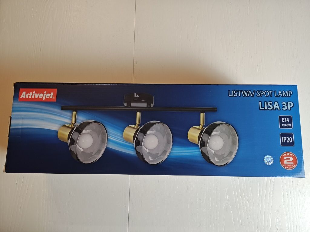 Kinkiet / lampa sufitowa Activejet Lisa 3P ! Nowa ! 2 sztuki !