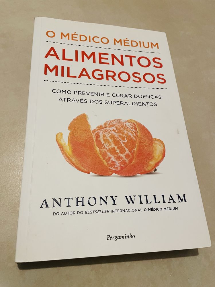 Livro “O medico medium Alimentos Milagrosos”