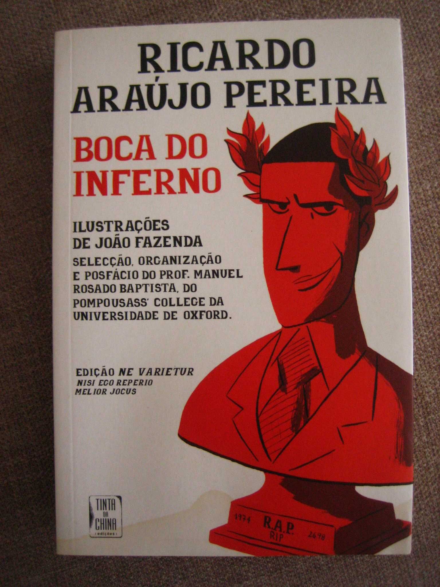 Livro "Boca do Inferno" de Ricardo Araújo Pereira