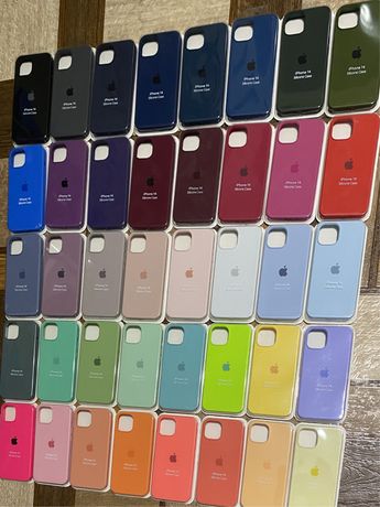 Чехол айфон 14 + силикон чехол iphone 14 plus silicon case микрофибра