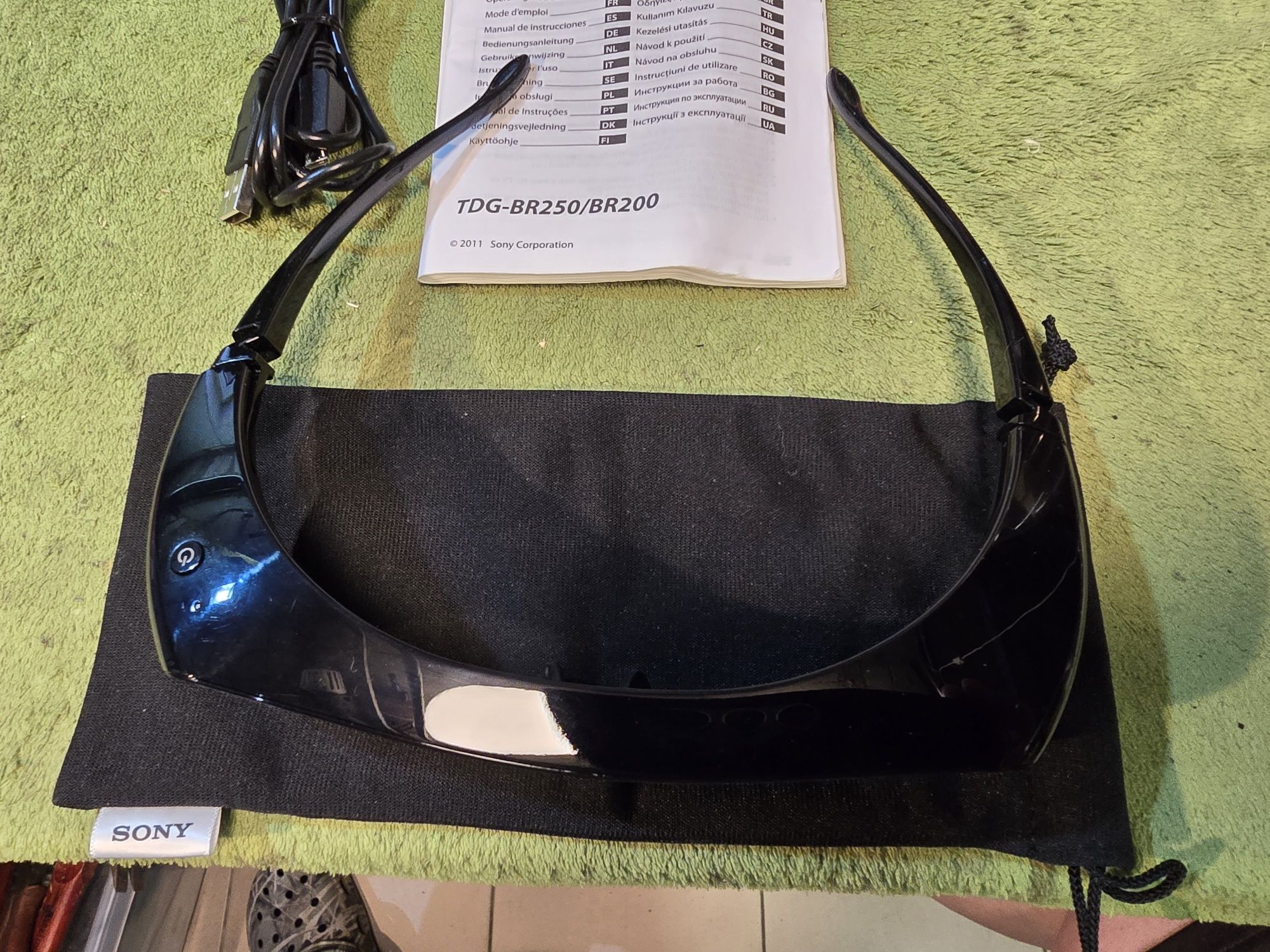 SONY okulary 3D prawie nowe