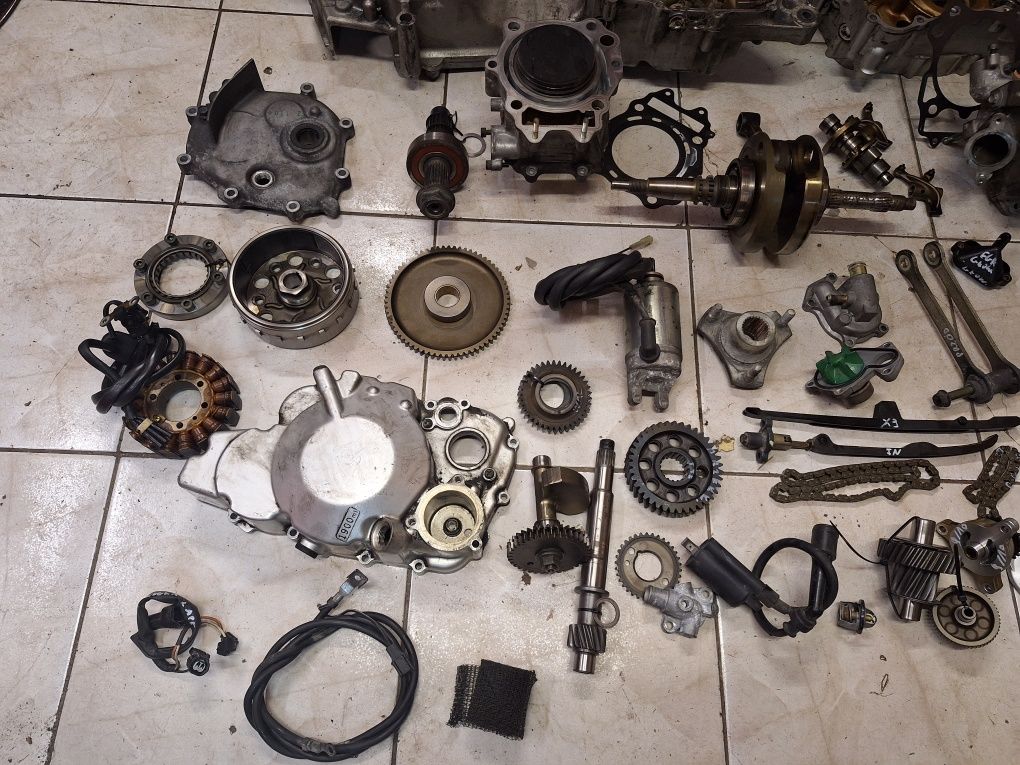 Suzuki burgman 400 silnik k429 i k415 części wał cylinder kapa głowica