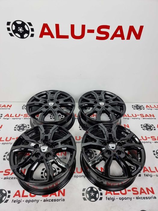NOWE alufelgi DACIA 16" 5x114,3 Duster - Czarne