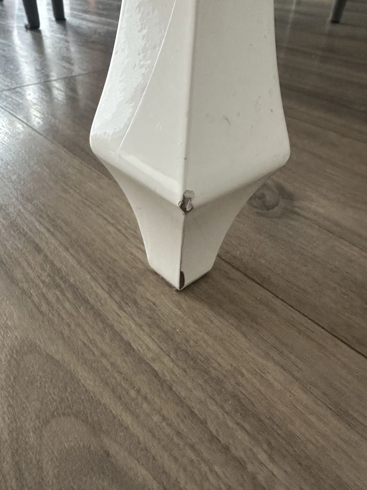 Stół rozkładany 90x170/210 glamour, stan dobry !