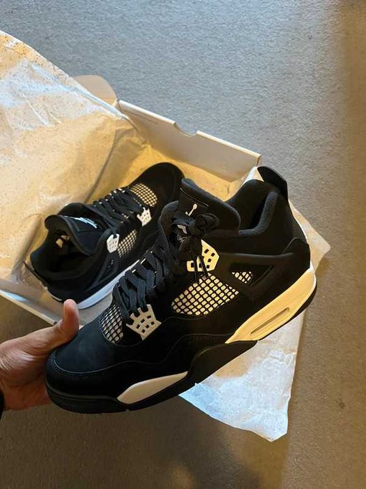 "Buty koszykówki "Jordan_4_Retro_White_Thunder R.42