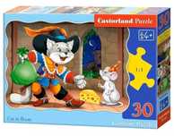 Puzzle 30 elementów. Kot w butach. Castorland