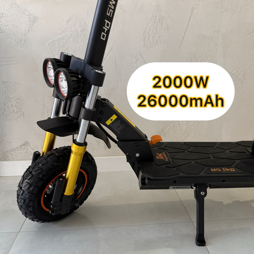 ‼️Електросамокат Kugoo M5 Pro 2000W 26Ah Модель 2025 року‼️