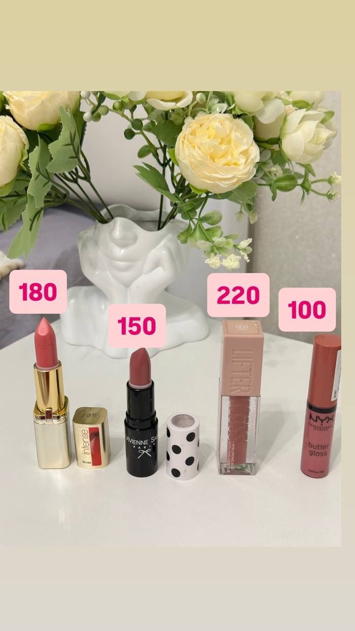 Косметика декоративна Loreal,Maybelline,Nyx,Lamel