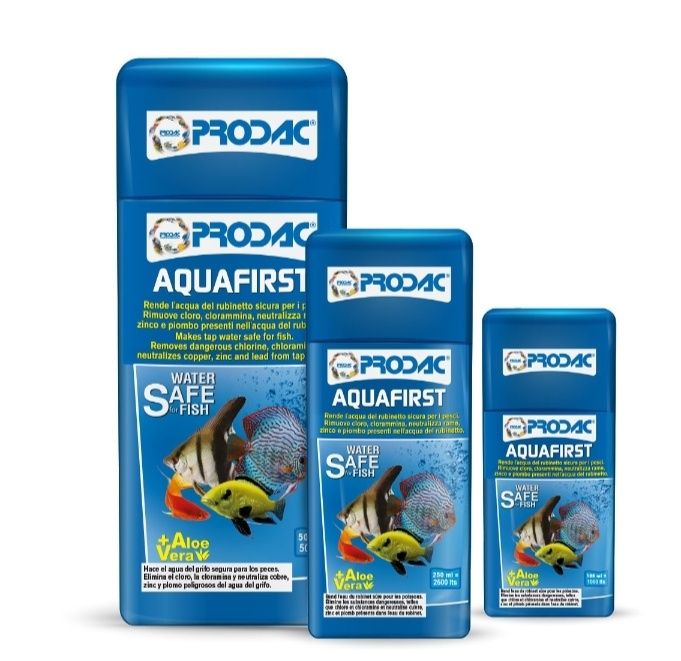 Condicionadores para aquário " aquafirst prodac"