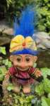 Figurka vintage troll Russ lata 80 orient turban Mystic Psychic PRl