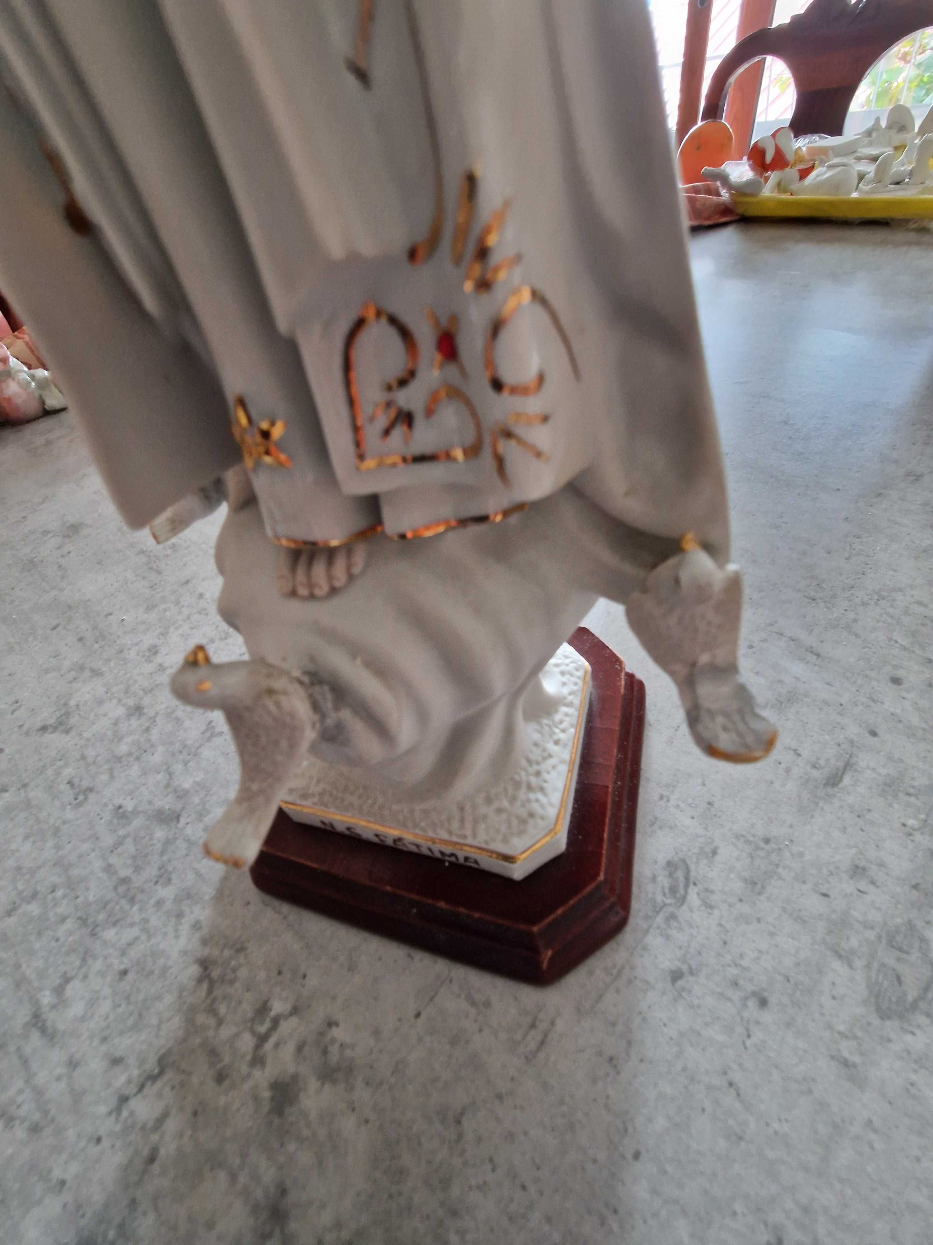 Nossa Senhora de Fátima em marfinite genuíno original de Portugal