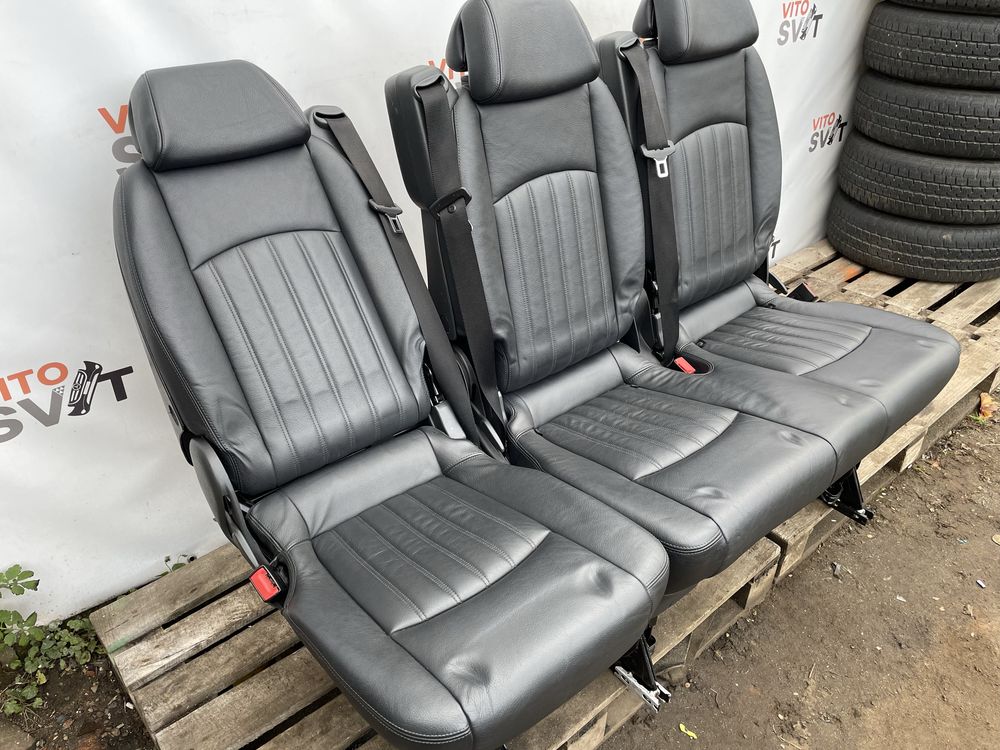 Сидения тройное комфортное на VITO-VIANO W 639 сідушка салон