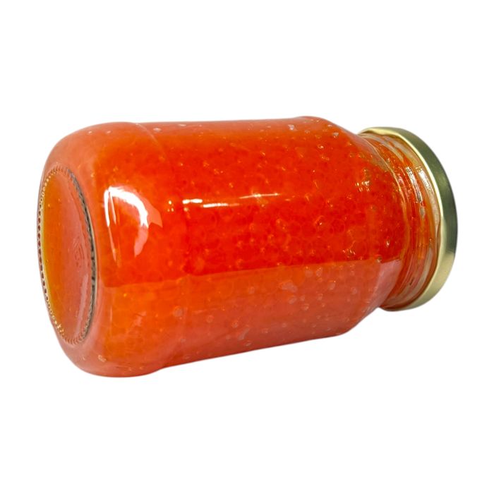 Икра красная лососевая (имитация) "Рыбанов" 440 грамм (Стекло+крышка)