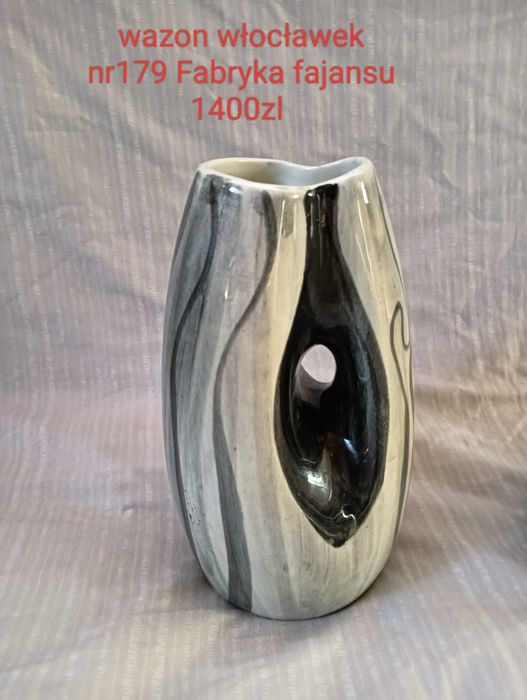 Sprzedam wazon porcelana Włocławek nr 179 fabryka fajansu