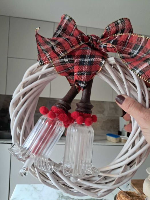 Decoração de Natal em vidro