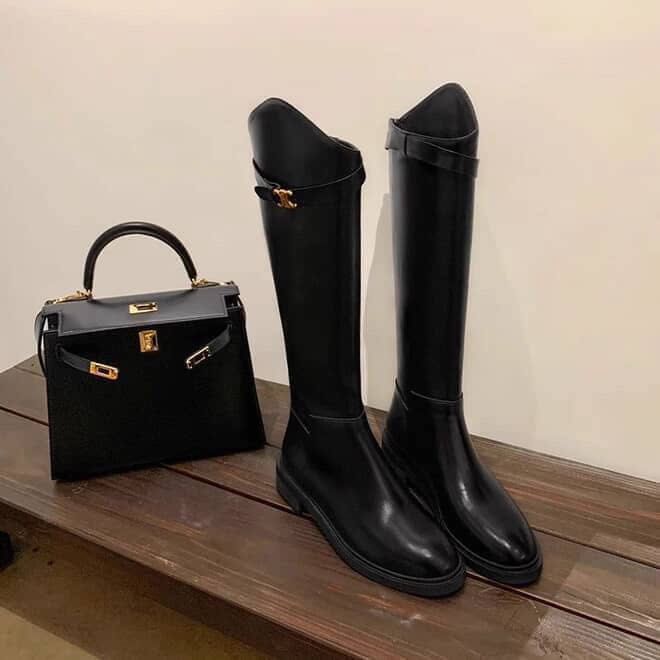 Кожаные сапоги 38-39 размер