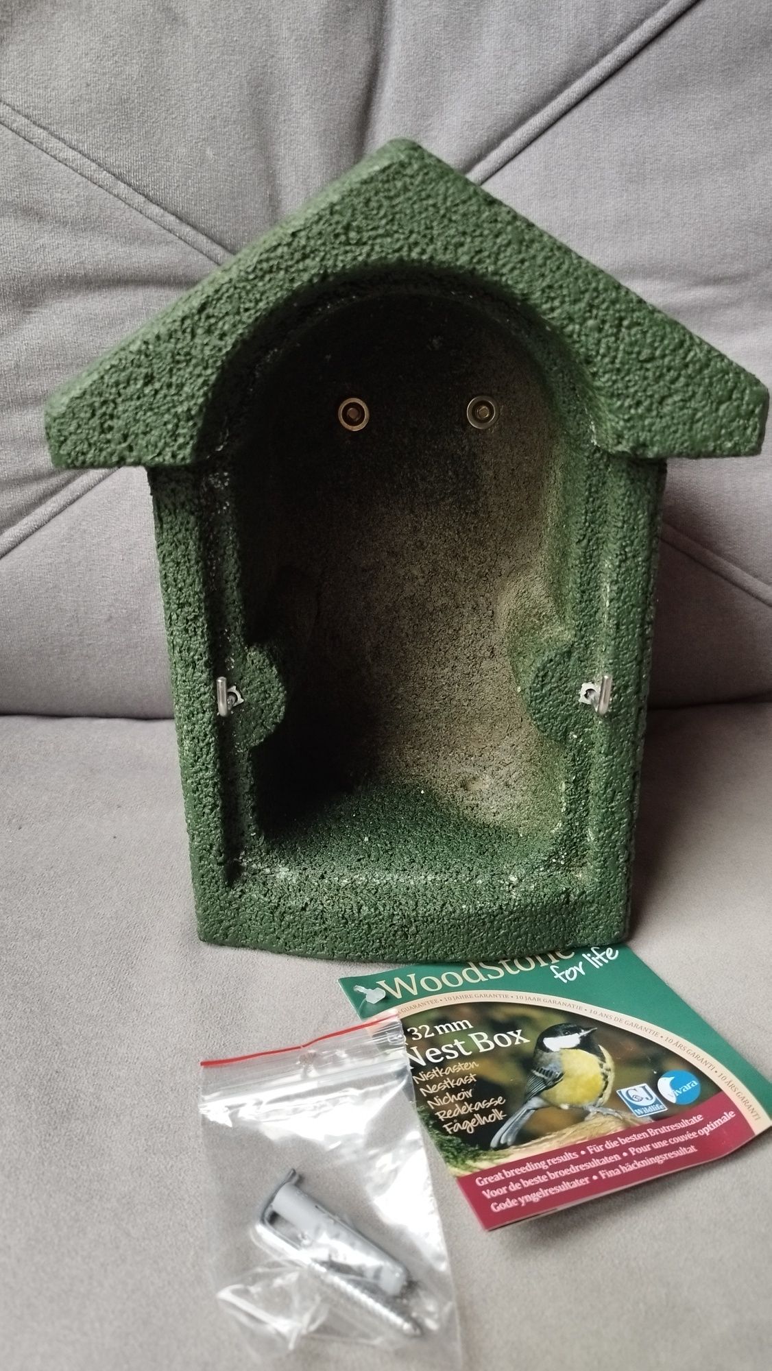 Budka dla ptaków Woodstone Nest Box 32 mm NOWA