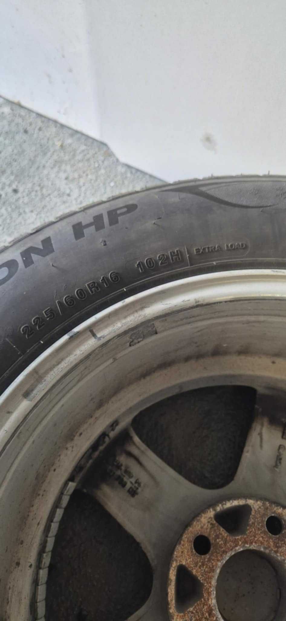 Koła 16 Alufelgi 5x108 65,1mm ET32 opony zimowe 225/60/R16