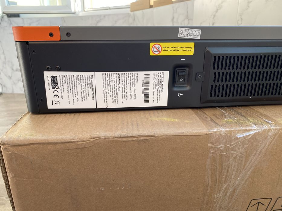 Powmr 6,2 кВт 48V, солнечный гибридный инвертор POW-HVM-6,2H-48V-N