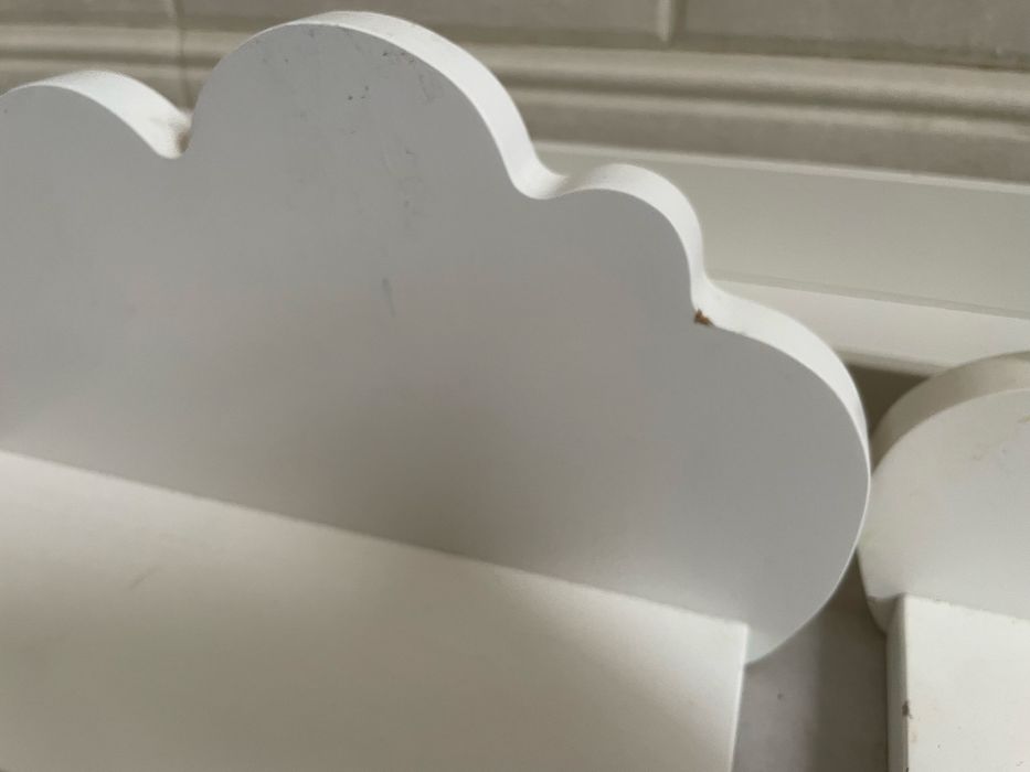 Uzywane półki 5 szt chmurki