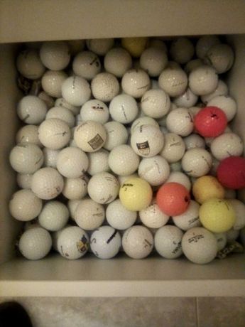 Bolas de golfe de várias marcas