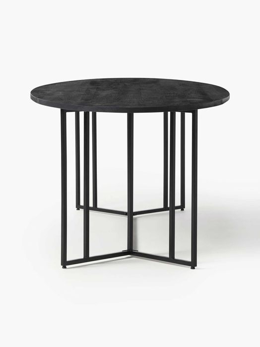 Owalny stół do jadalni z drewna mangowego Westwing Luca 240x100cm